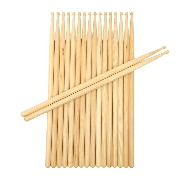 D'Addario Hickory Drumsticks 9 Pair 16" Hickory Wood 18 Sticks - Picture 1 of 7